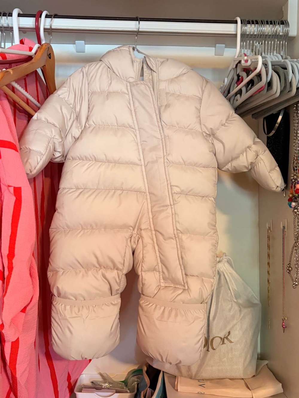 Hooded Baby Puffer One-Piece/snowsuit -BRAND NEW